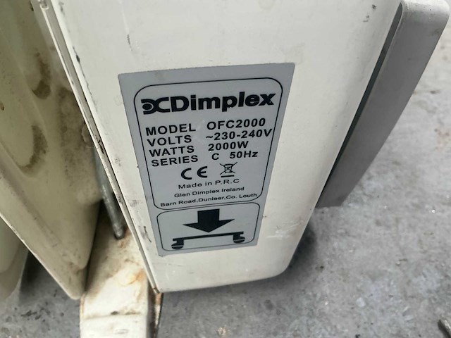 Dimplex olie radiator - afbeelding 5 van  5