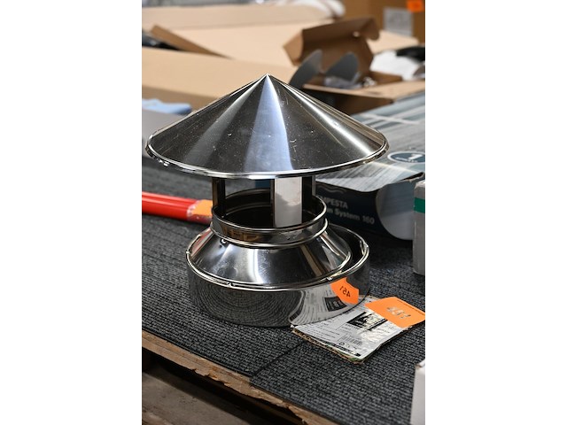 Dinak regenkap rvs - afbeelding 1 van  2