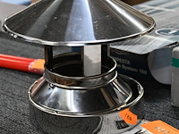 Dinak regenkap rvs - afbeelding 1 van  2