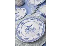 Dinerset (26 stuks) - blauw/wit - afbeelding 6 van  6