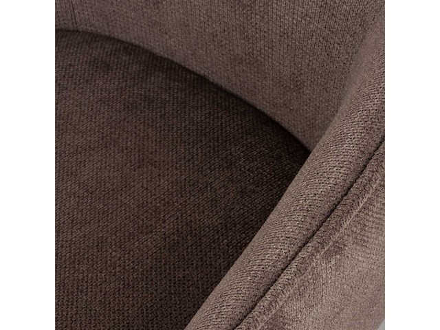 Dining chairs brown chenille (6x) - afbeelding 5 van  8