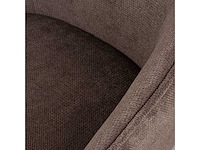 Dining chairs brown chenille (6x) - afbeelding 5 van  8