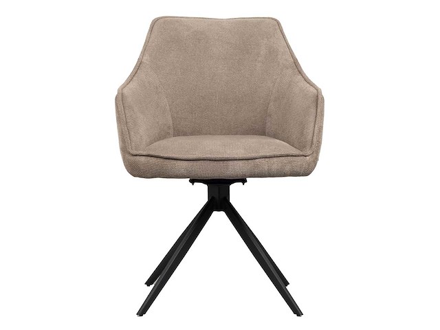 Dining chairs taupe chenille (4x) - afbeelding 2 van  5