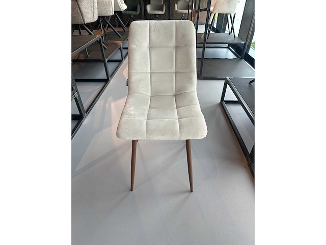 Dining chairs wit velvet(8x) - afbeelding 5 van  5