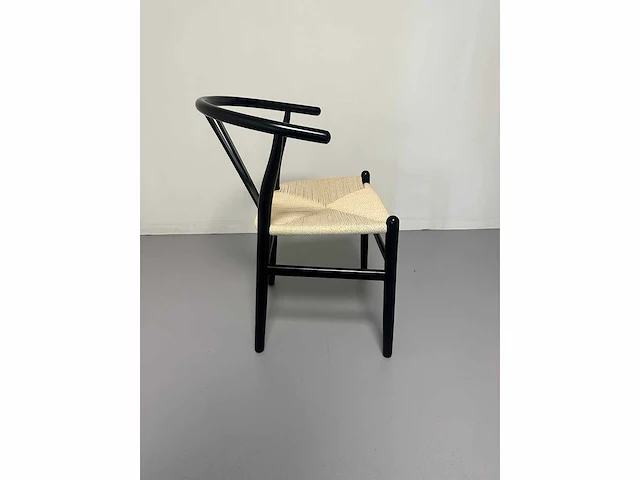 Dining chairs zwart hout (4x) - afbeelding 5 van  5