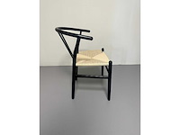 Dining chairs zwart hout (6x) - afbeelding 5 van  5