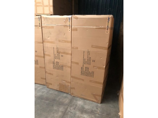 Diningset 11 delig - zwart wicker + lichtgrijze kussens - afbeelding 2 van  3