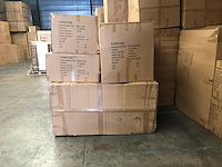 Diningset 8-delig dark grey wicker / bruin kleurige kussens - afbeelding 2 van  2