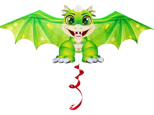 Dinosaurusvlieger groen - afbeelding 1 van  3