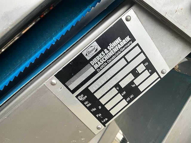 Diosna eb92/5000 opvoerband - afbeelding 8 van  9