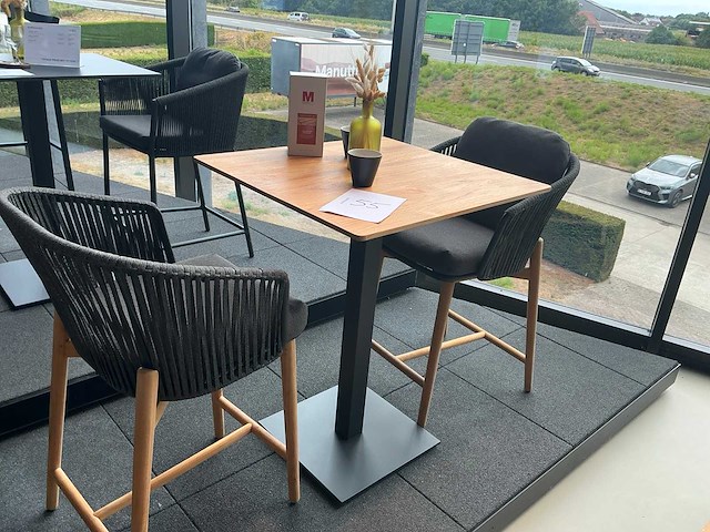 Diphano alexa statafel met 2 barstoelen - afbeelding 2 van  7