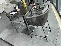 Diphano alexa statafel met 2 barstoelen - afbeelding 1 van  7