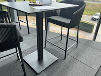 Diphano alexa statafel met 2 barstoelen - afbeelding 3 van  7
