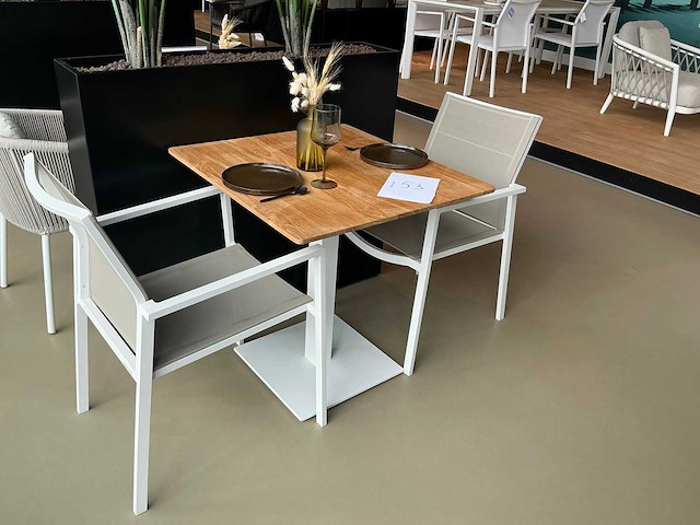 Diphano alexa tuintafel met 2 stoelen - afbeelding 1 van  6
