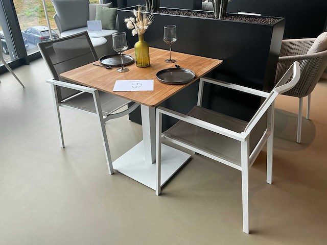 Diphano alexa tuintafel met 2 stoelen - afbeelding 2 van  6