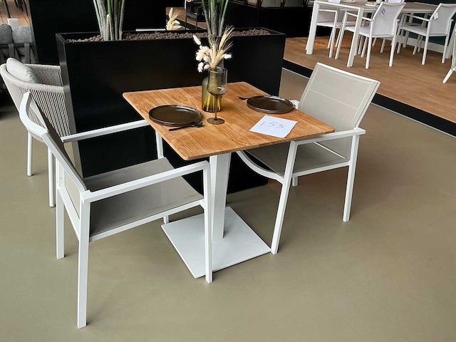 Diphano alexa tuintafel met 2 stoelen - afbeelding 3 van  6