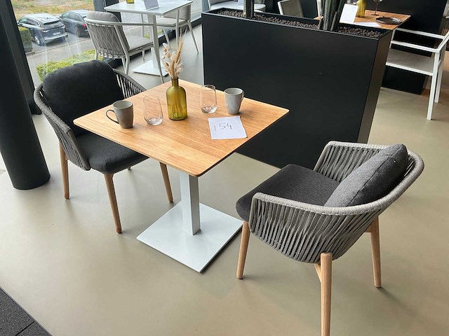Diphano alexa tuintafel met 2 stoelen - afbeelding 1 van  6