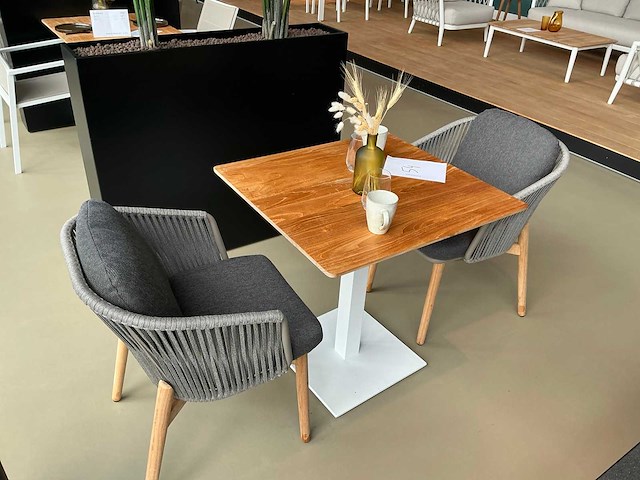 Diphano alexa tuintafel met 2 stoelen - afbeelding 2 van  6