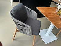 Diphano alexa tuintafel met 2 stoelen - afbeelding 5 van  6