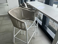 Diphano hoge kantinetafel met 2 barstoelen - afbeelding 5 van  5
