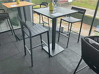 Diphano metris statafel met 2 barstoelen - afbeelding 1 van  6
