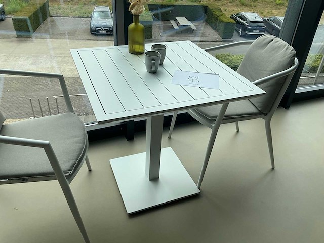 Diphano metris tuintafel met 2 stoelen - afbeelding 3 van  6