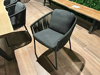 Diphano pure boomstam tuintafel met zitbank en 4 stoelen - afbeelding 6 van  8