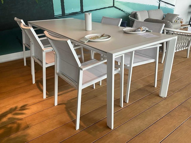 Diphano selecta terrastafel met stoelen - afbeelding 2 van  8