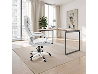 Directiestoel met houten armleuningen - wit - afbeelding 2 van  9