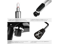 Directiestoel met houten armleuningen - wit - afbeelding 7 van  9