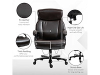 Directiestoel voor grote maten - bruin - afbeelding 9 van  11