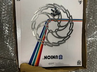 Disc brake rotor dbr-03-160/160mm windcutter, incl. 6 stainless steel bolts - afbeelding 1 van  1