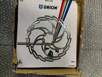 Disc brake rotor dbr-03-180/180mm windcutter, incl. 6 stainless steel bolts - afbeelding 1 van  1