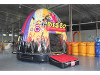 Disco springkasteel + glijbaan (excl. blower)