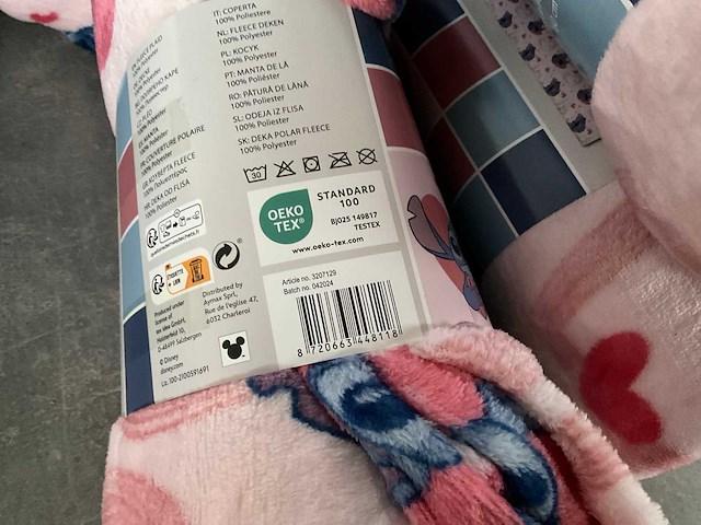 Disney home assorti fleece plaids 130 x 160 cm (18x) - afbeelding 5 van  13