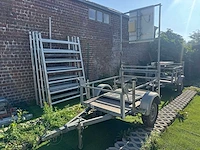 Dissel aanhangwagen met snelheidsbord - afbeelding 3 van  17