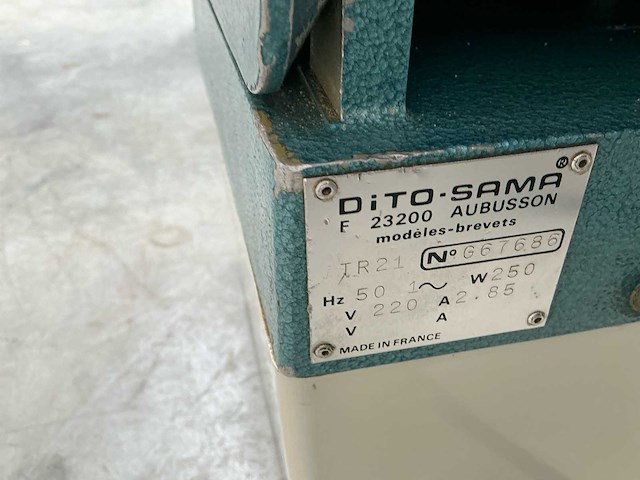 Dito sama tr 21 snijmachine - afbeelding 3 van  5