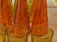 Div glazen vaasjes en theelichthouders - afbeelding 3 van  4