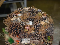 Div kransdecoratie - afbeelding 2 van  3