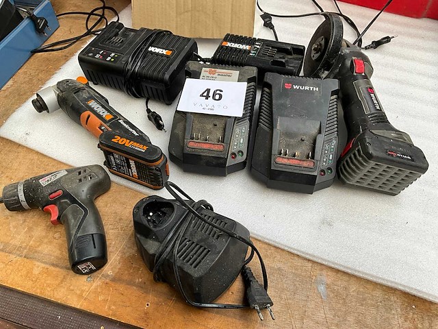 Divers accu-gereedschap (3x) - afbeelding 1 van  7