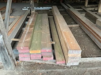 Divers houten balken en planken (26x) - afbeelding 2 van  3