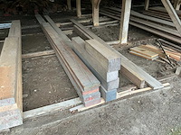 Divers houten balken en planken (26x) - afbeelding 3 van  3