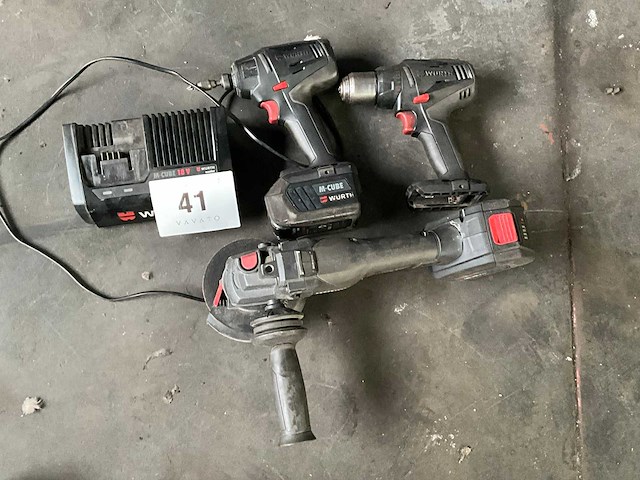 Divers würth accu-gereedschap (3x) - afbeelding 1 van  8