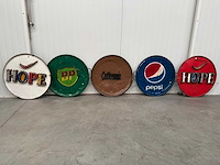 Diverse - retro dienbladen (5x) - afbeelding 1 van  1