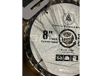 Diverse 3 x zwaar breekijzer 150 cm x 28mm, 400 zwarte tie ribs 4,8x370 mm, 400 witte tie ribs 4,8x370 mm, 2 x flex komborstel, 10 x all purpose zaagblad hout 210mm, auto speciaal gereedschap - afbeelding 9 van  12