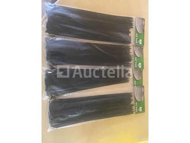 Diverse 3 x zwaar breekijzer 150 cm x 28mm, 400 zwarte tie ribs 4,8x370 mm, 400 witte tie ribs 4,8x370 mm, 2 x flex komborstel, 10 x all purpose zaagblad hout 210mm, auto speciaal gereedschap - afbeelding 12 van  12