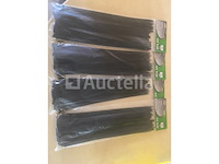 Diverse 3 x zwaar breekijzer 150 cm x 28mm, 400 zwarte tie ribs 4,8x370 mm, 400 witte tie ribs 4,8x370 mm, 2 x flex komborstel, 10 x all purpose zaagblad hout 210mm, auto speciaal gereedschap - afbeelding 12 van  12