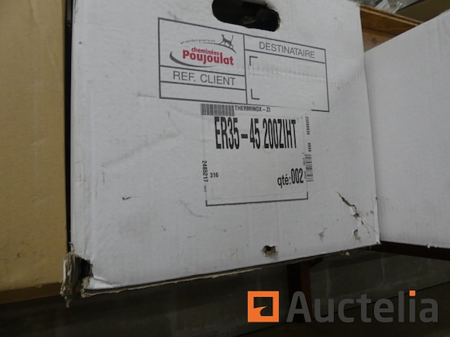 Diverse accessoires voor roestvrijstalen schoorsteenafvoer, poujoulat (9424-008) - afbeelding 9 van  11