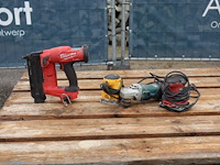 Diverse accu en bedrade gereedschappen