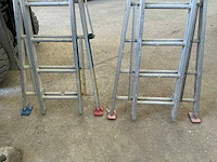 Diverse alu schuifladders (2x) - afbeelding 4 van  5